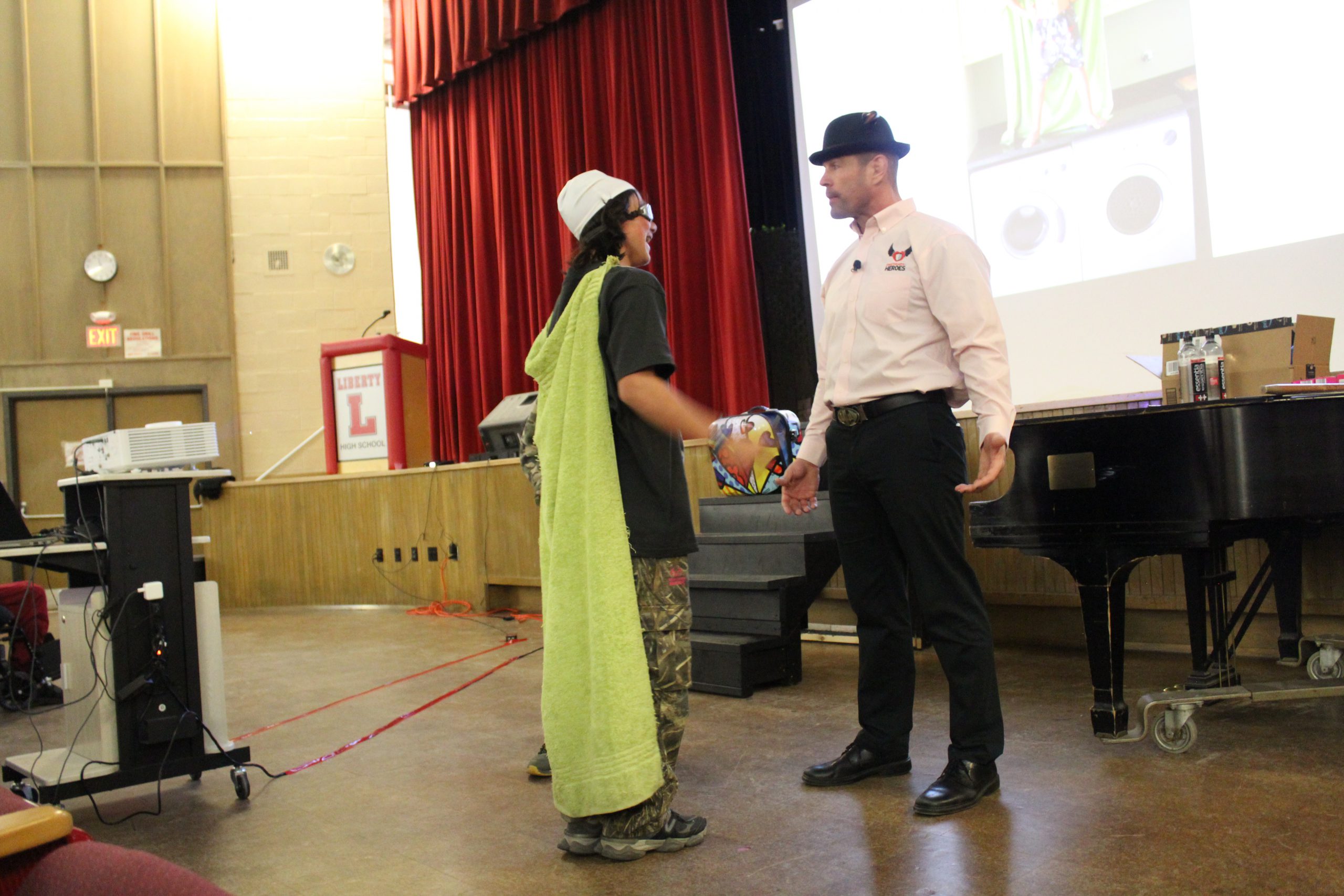 LMS hears anti-bullying message from Sweethearts & Heroes