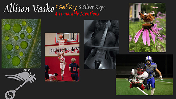 Allison Vasko's Silver Keys and honorable mentions