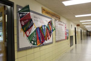 The hallway in the guidance suite