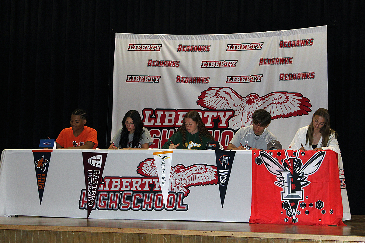 Five Redhawks officially commit to college athletics